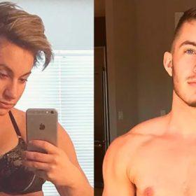Transgender muž: hudebník Jamie Wilson před (vlevo) a po přechodu.